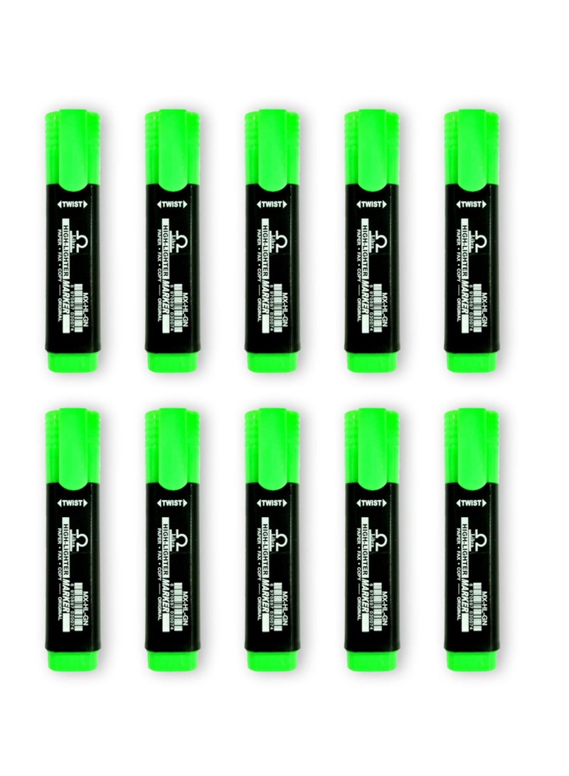 Libra highlighter GREEN (10 Pcs Per box) - Image 1
