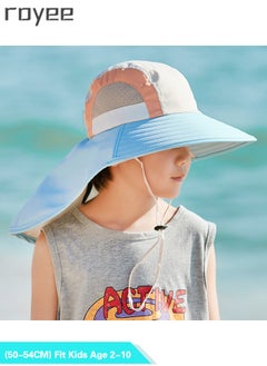 Royee Sun Hat UPF50+ Protection Bucket Hat Summer Kids Hats UV Protection for Boys  - Image 3