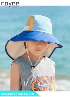 Royee Sun Hat UPF50+ Protection Bucket Hat Summer Kids Hats UV Protection for Boys  - Image 2