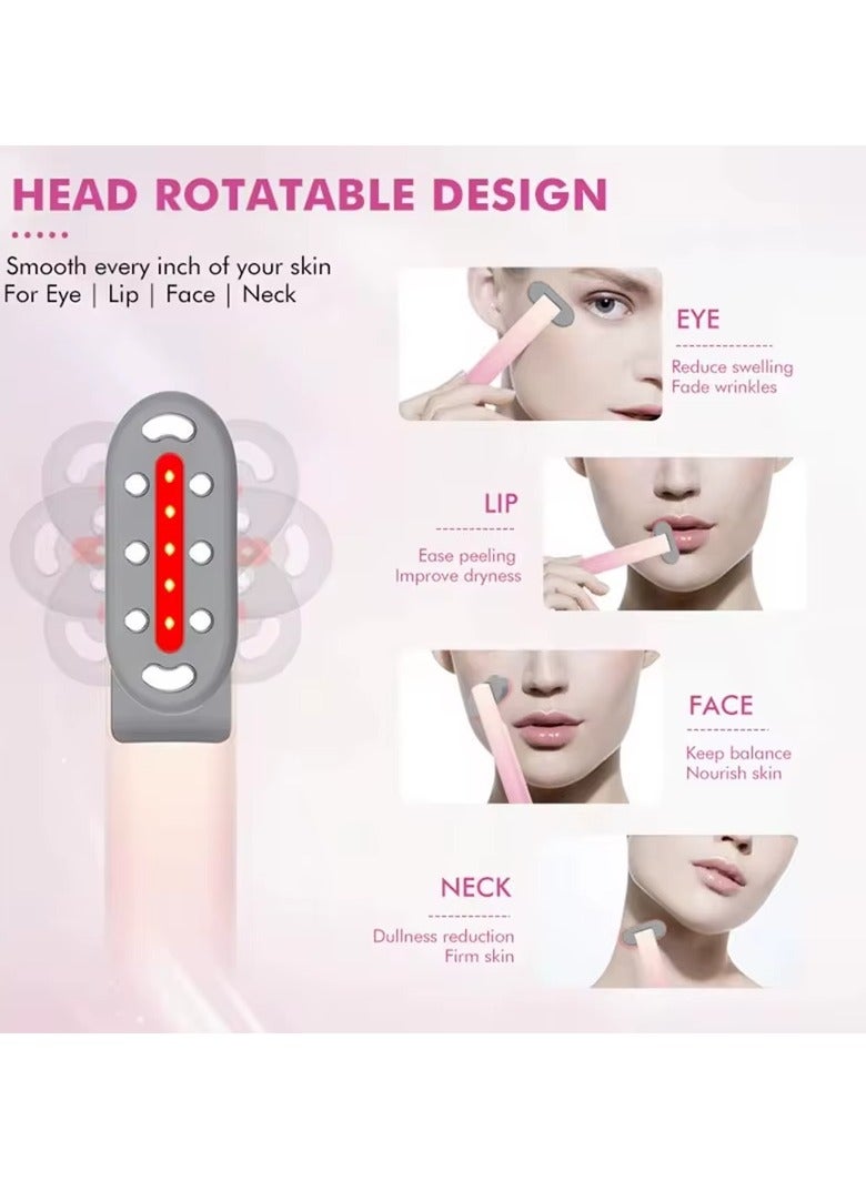 Prime by javaudan 7-in-1 Red Light Therapy for Face – LED Facial Massager with 7 Color Modes Anti-Aging, Wrinkle Reduction & Skin Rejuvenation Eye Wand for Home Use - Image 4