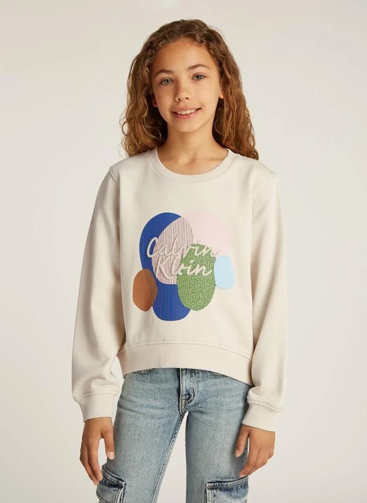 Calvin Klein Jeans Youth Graphic Logo Sweatshirt