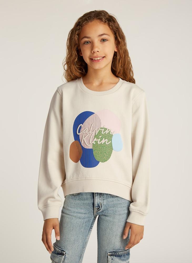 Calvin Klein Jeans Youth Graphic Logo Sweatshirt  - Image 1