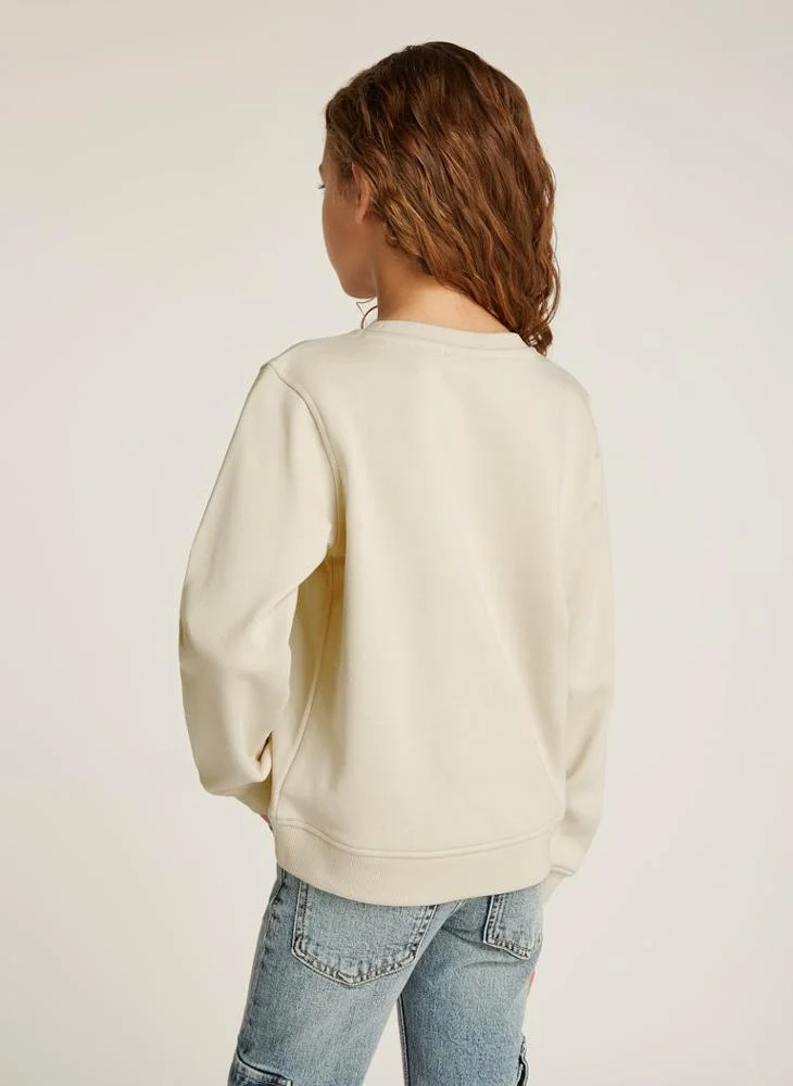 Calvin Klein Jeans Youth Graphic Logo Sweatshirt