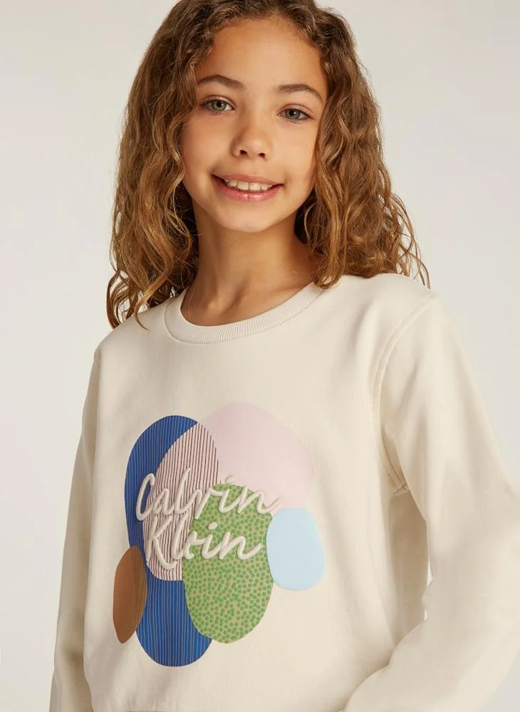 كالفن كلاين جينز Youth Graphic Logo Sweatshirt