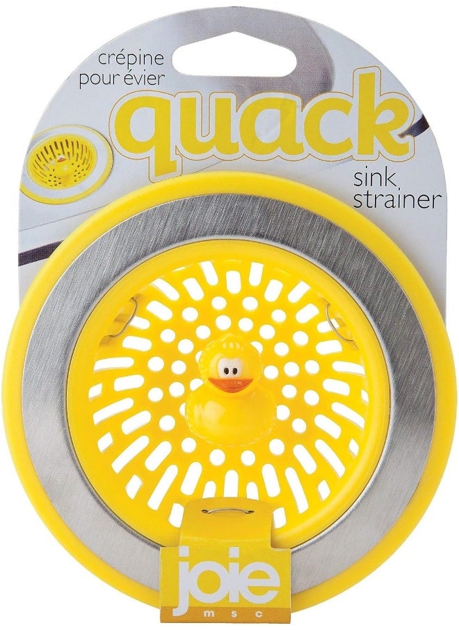 joie Joie MSC International Quack Kitchen Sink Strainer Basket, Duck, Yellow 