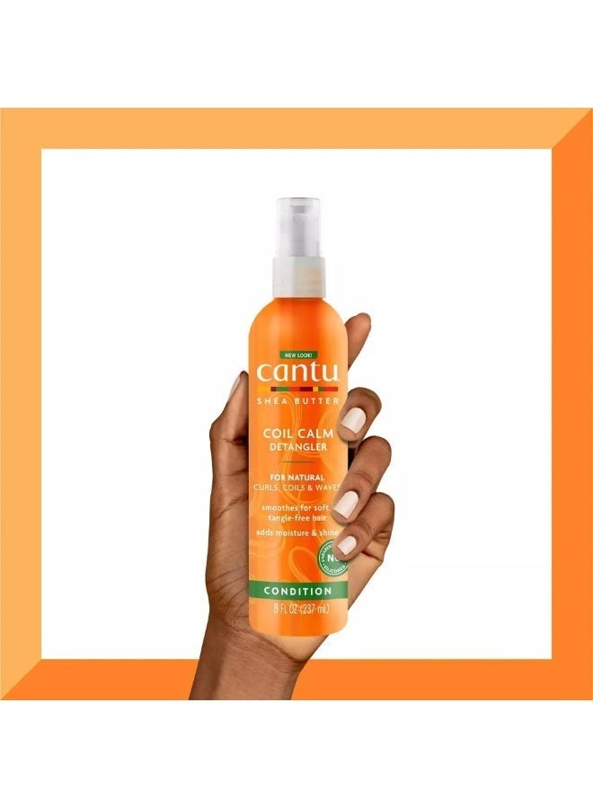 CANTO Shea butter oil for natural hair and gentle, calming detangling, multi-colored, 237ml - Image 1
