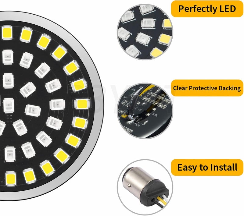 PBYMT 1157 LED Front Turn Signal Light Kit - Image 4