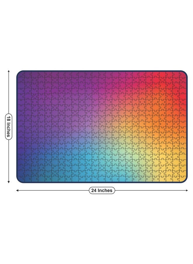 Webby Multicolor Gradient Jigsaw Puzzle, 500 Pieces - Image 5