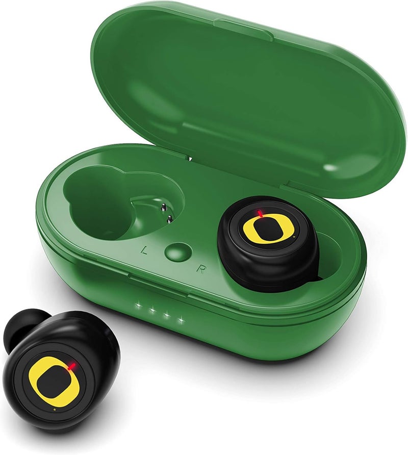 SOAR NCAA Oregon Ducks True Wireless Earbuds, Team Color - Image 1