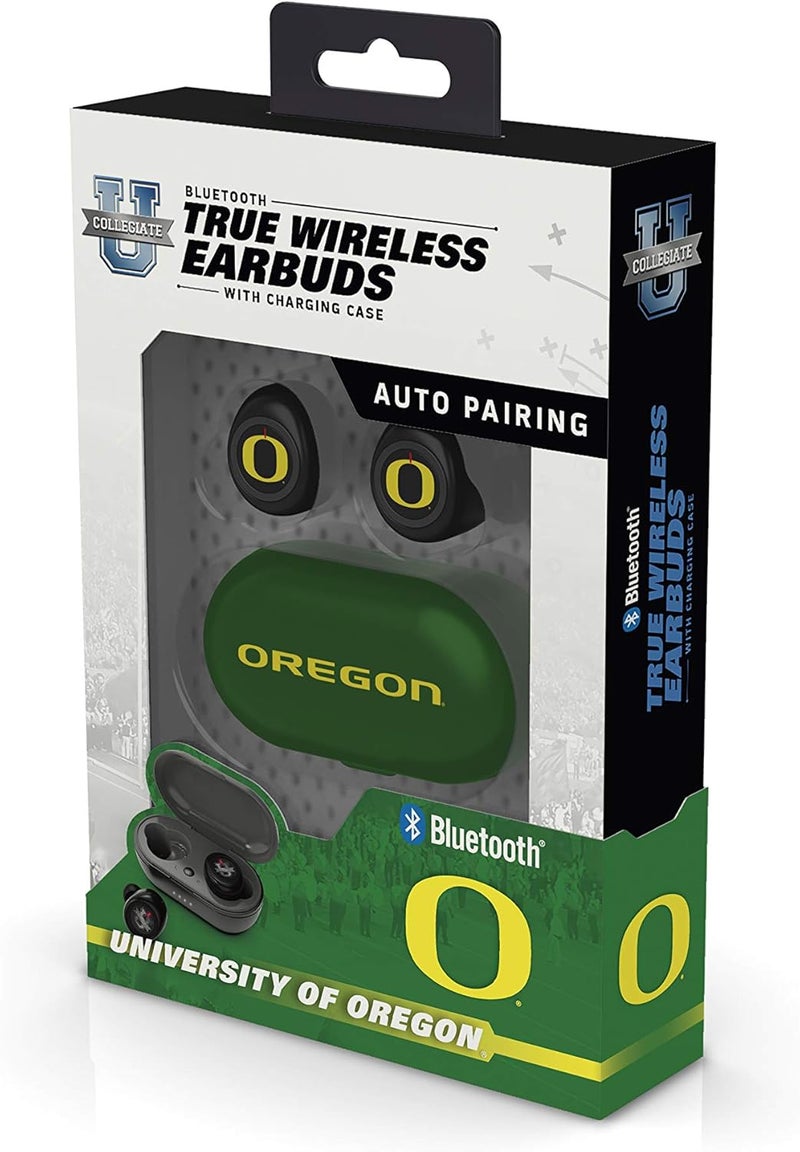 SOAR NCAA Oregon Ducks True Wireless Earbuds, Team Color - Image 2