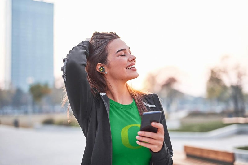SOAR NCAA Oregon Ducks True Wireless Earbuds, Team Color - Image 3