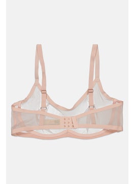 Dorina Women Lace Underwired Bra, Pink  - Image 2