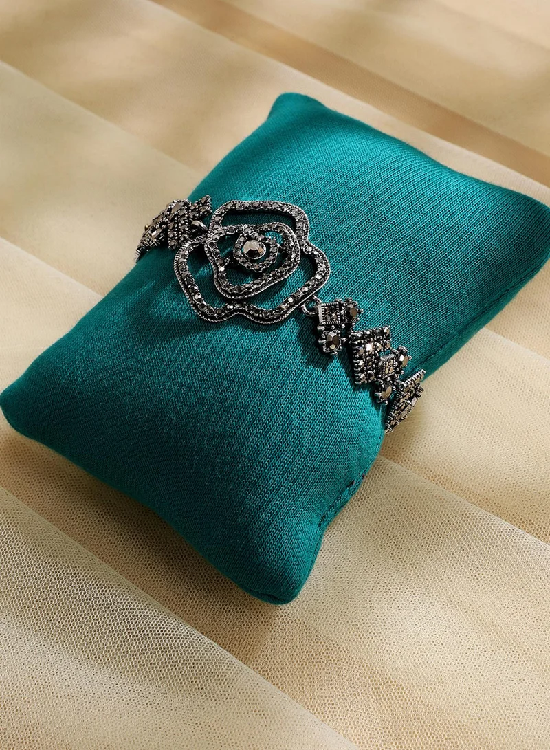SOHI Rose Crystal Artificial Bracelet Jewellery