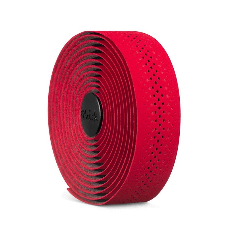 Fizik Tempo Microtex Bondcush Soft - 3mm Bike Handlebar Tape, Red - Image 1