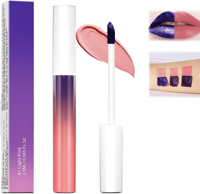 Peel Off Lip Stain Long Lasting Lip Tint Peel Off Matte Waterproof Lip Tattoo Color NonStick Cup Lip Gloss Set High Pigmented Lip Makeup for Women Girls Longwear Liquid Lipstick Makeup 01