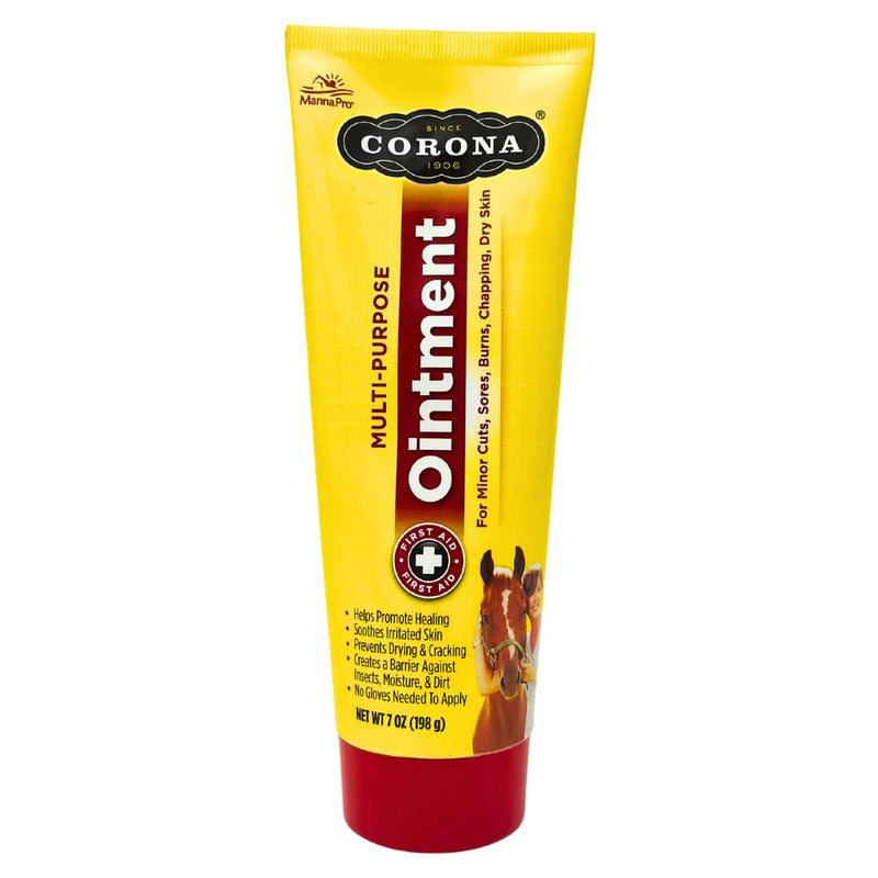 Manna Pro Corona Ointment for Horses|Lanolin Based Formula Helps Sooth Irritation|7 Ounces - Image 1