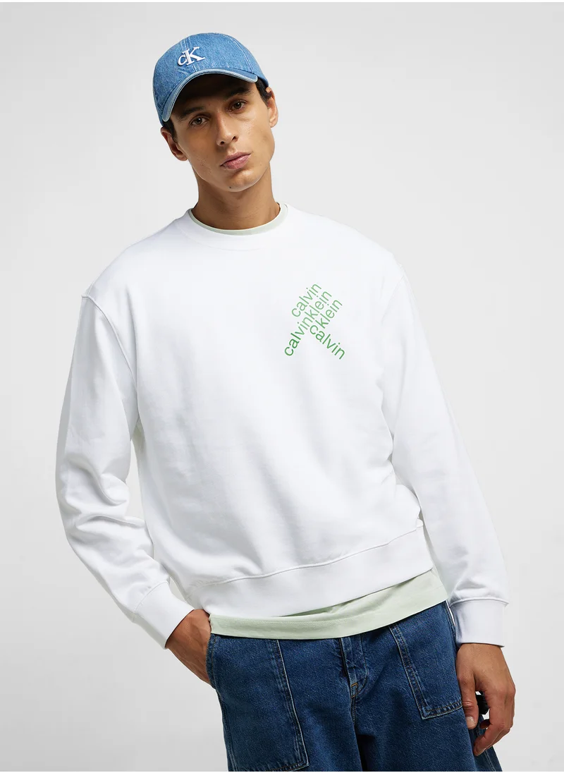 Calvin Klein Jeans Terry Sweatshirt