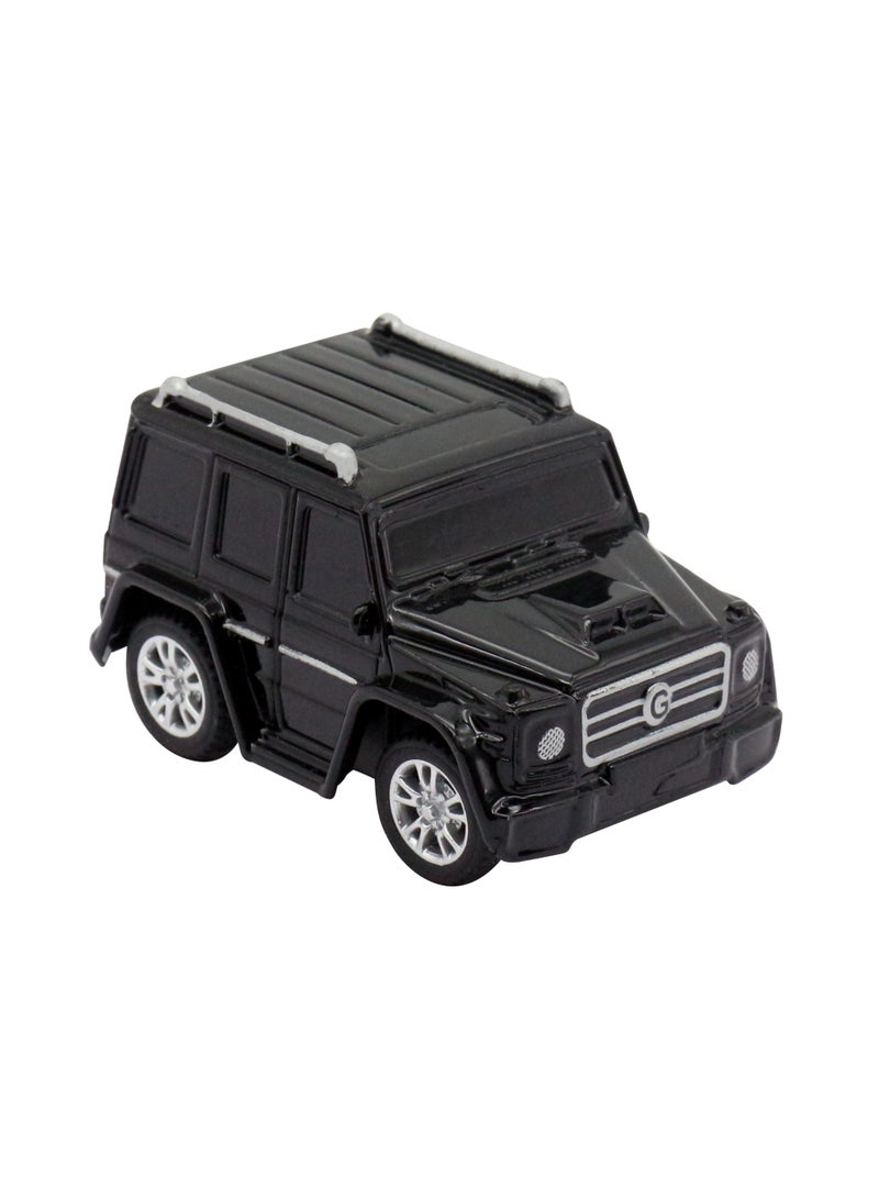 D-Power دي باور - سيارة تحكم عن بعد بمقياس 1:64 (أسود) - سيارة RC ميني بتردد 2.4GHz مع وحدة تحكم قابلة للارتداء | لعبة سباق مدمجة للأطفال من عمر 3 سنوات فما فوق - Image 2