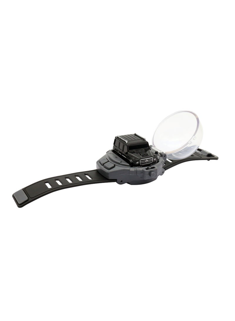 D-Power دي باور - سيارة تحكم عن بعد بمقياس 1:64 (أسود) - سيارة RC ميني بتردد 2.4GHz مع وحدة تحكم قابلة للارتداء | لعبة سباق مدمجة للأطفال من عمر 3 سنوات فما فوق - Image 4