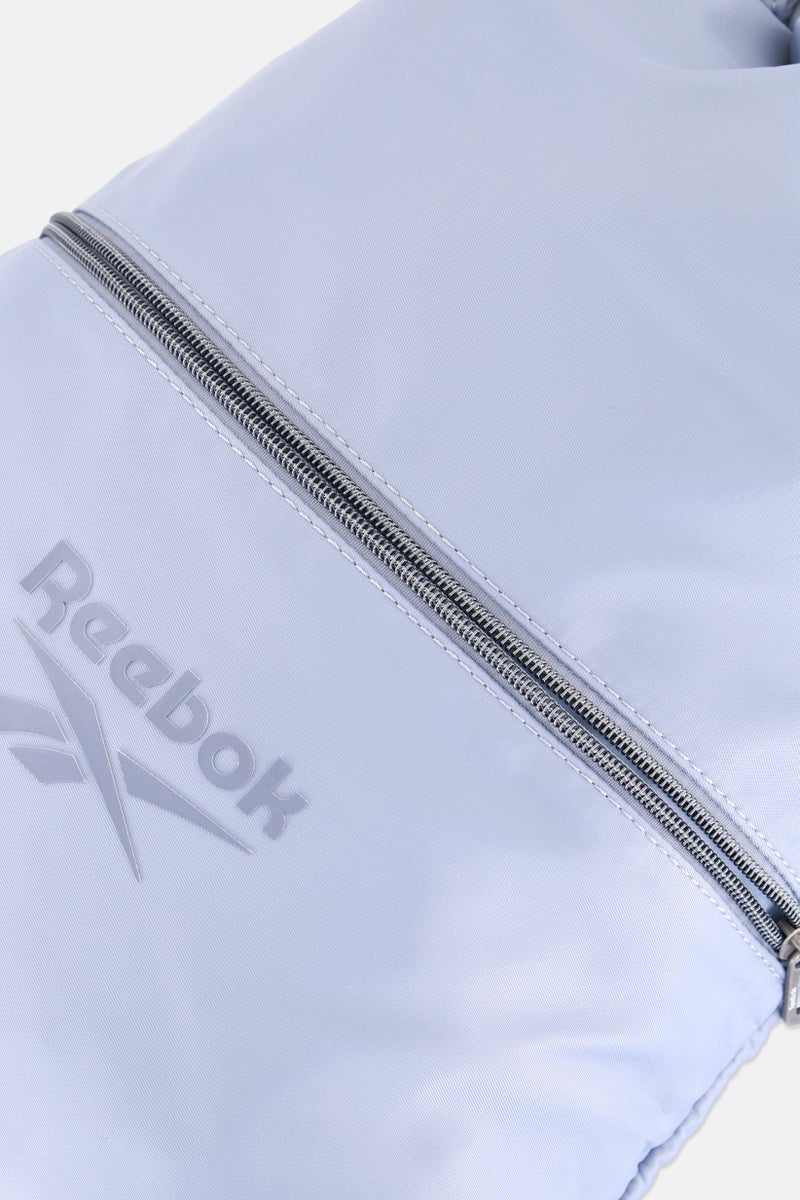 Reebok Men Brand Logo Drawstring Backpack, Light Blue - Image 3