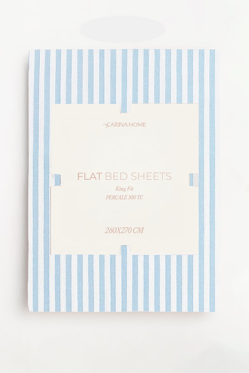 Percale Flat King Bedsheet (TC300)
