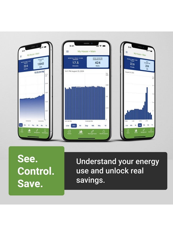 Emporia EMPORIA Smart Plug with Energy Monitoring | 15A Max / 10A Continuous | WiFi Smart Outlet | Mobile App | Alexa | Google | ETL Certified (Package of 4), EMSO1-4  - Image 2