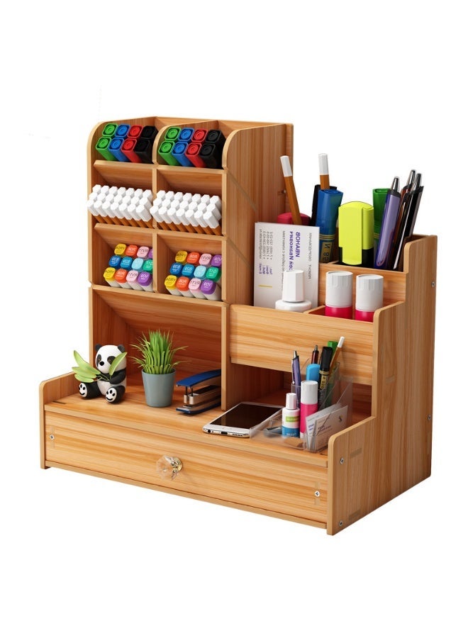 Large capacity desktop storage box, Nordic creative and stylish with compartments - Image 1