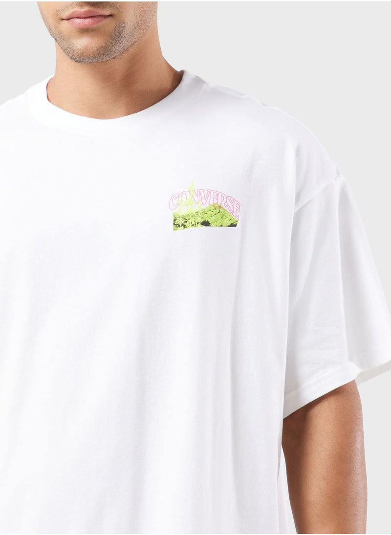 CONVERSE - Mountain Remix Graphic T-Shirt - Image 1