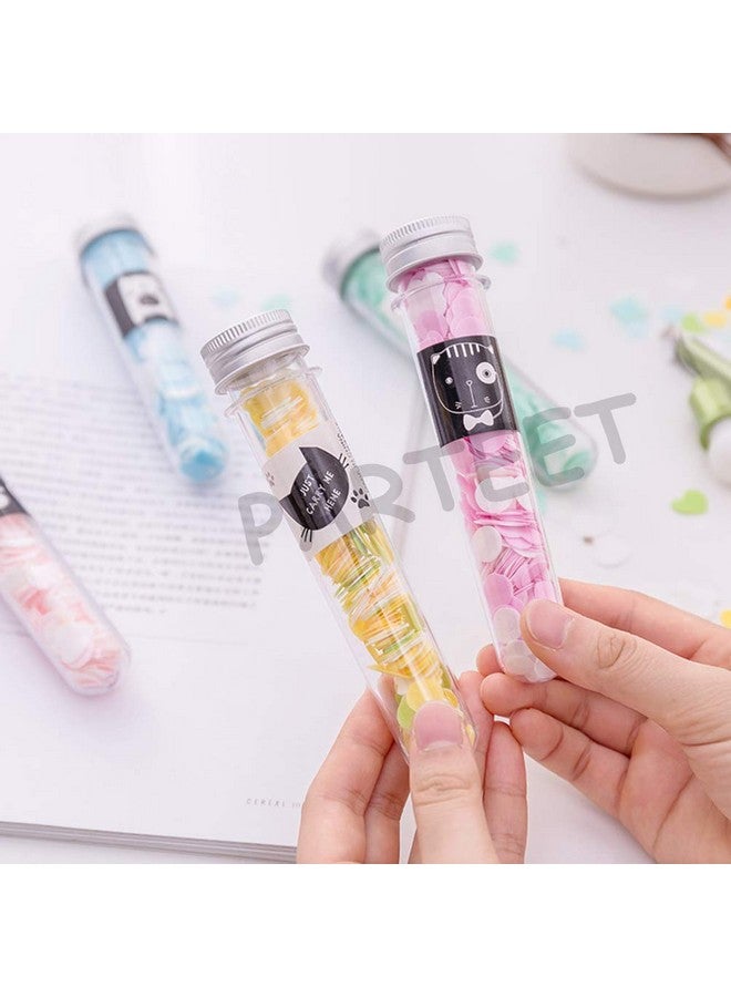 بارتيت زجاجة ورقية على شكل أنبوب بتصميم زهرة لتنظيف وتطهير الحمام أثناء السفر (عبوة من 6 قطع) (متنوعة) - Image 2