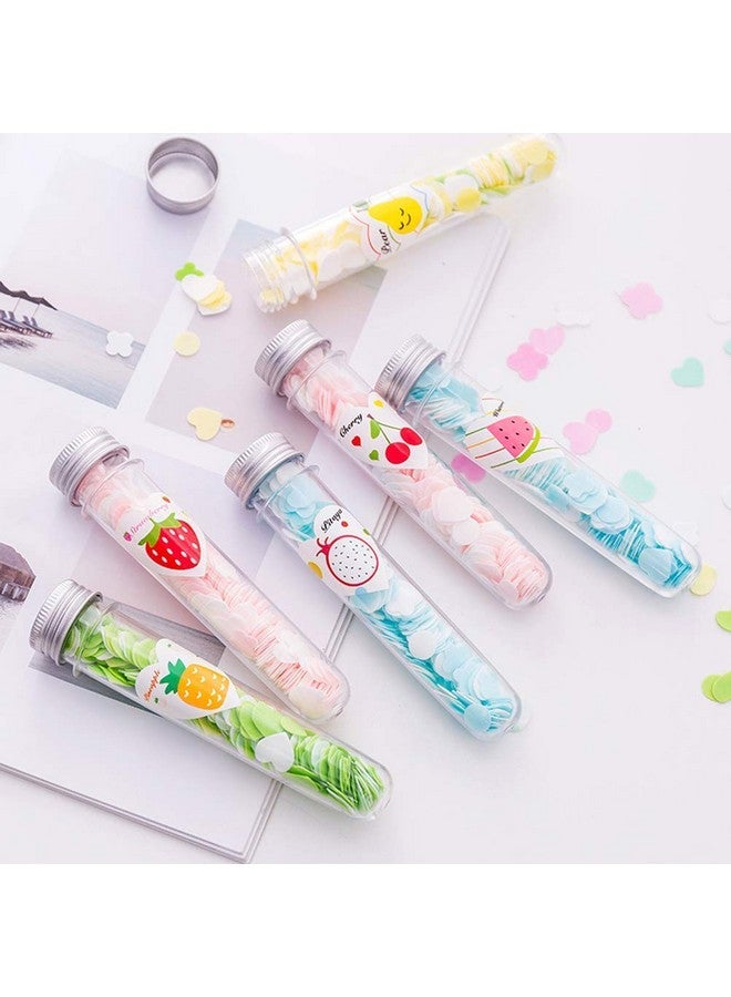 بارتيت زجاجة ورقية على شكل أنبوب بتصميم زهرة لتنظيف وتطهير الحمام أثناء السفر (عبوة من 6 قطع) (متنوعة) - Image 1