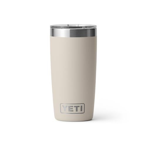 YETI Rambler 10 oz Tumbler, Stainless Steel, Vacuum Insulated with MagSlider Lid, Cape Taupe - Image 3