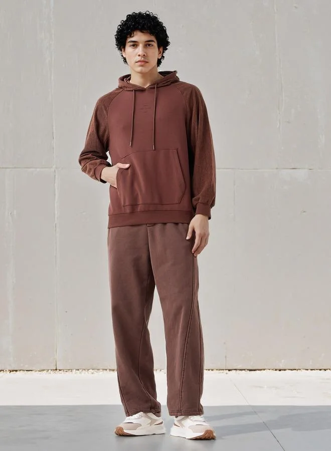 Lee Cooper Lee Cooper Men Panelled Hoodie