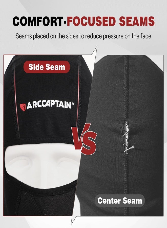 ARCCAPTAIN FR Balaclava, 7oz Flame Resistant Face Mask, Arc Rated NFPA 2112 CAT2 Welding Helmet Liner Hood for Welding, Cutting, Grinding & Industrial Work, Black, X-Large - Image 5
