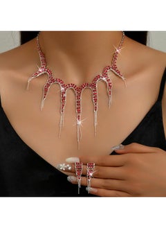 نيبمينينت Europe And The United States Necklace Suit Earrings Jewelry Banquet Dress Chain Fashion Joker Bridal 