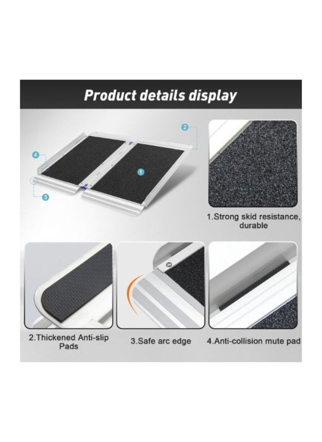 Generic - 4 Feet Portable Wheelchair Ramp - Image 1