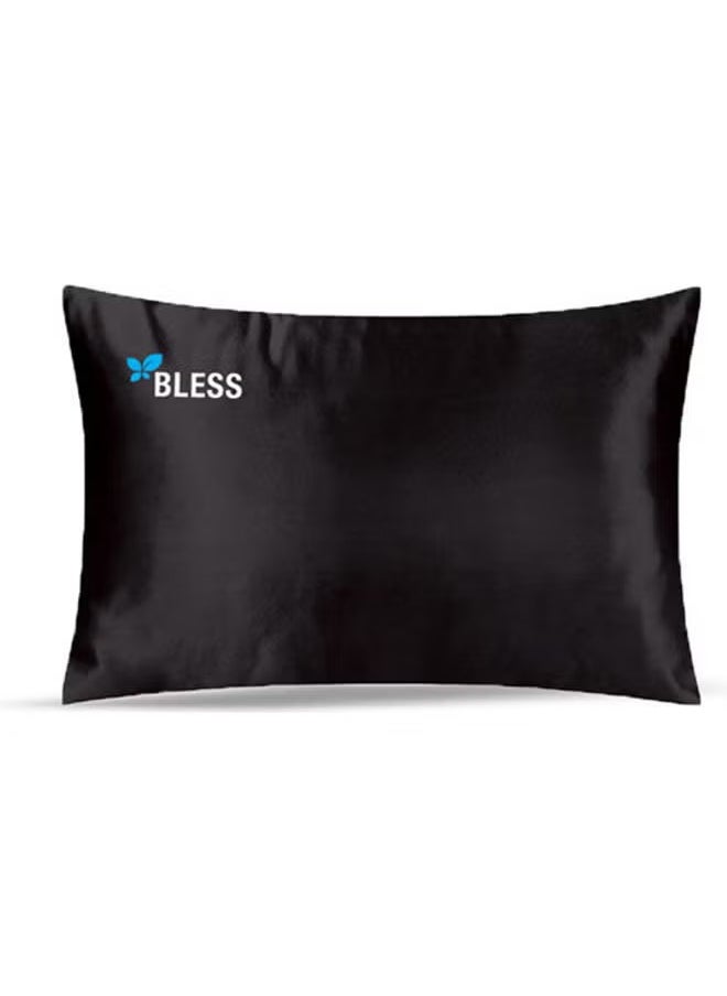 Bless Bless Pillowcase Black – Soft and Comfortable Pillowcase for a Restful Night's Sleep  - Image 1