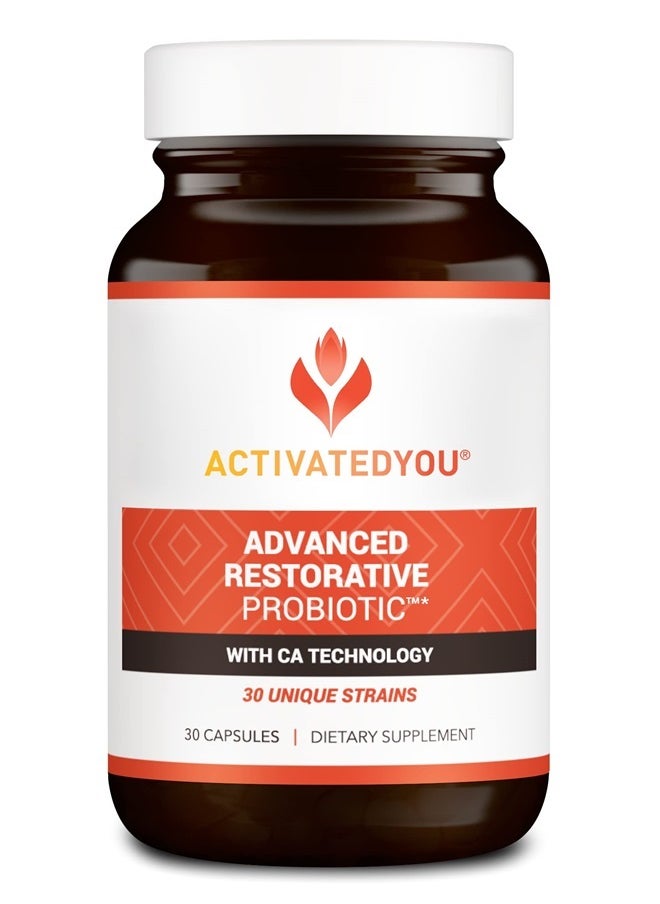 ACTIVATEDYOU - Advanced Restorative Probiotic, 30 Strain Digestive Health Support Supplement, 30 Capsules - Image 1