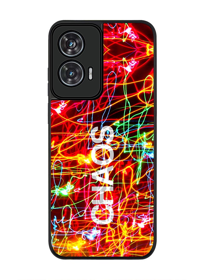 Stylizedd غطاء لموتورولا إيدج 50 فيوجن 5G، حماية كاميرا نحيفة، غطاء هاتف مضاد للصدمات - فوضى - Image 1