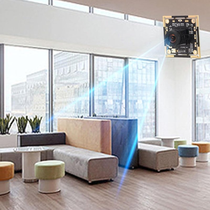 Eujgoov كاميرا USB عالية الدقة 2MP تركيز يدوي 1080p زاوية عريضة 100 درجة ويب كاميرا UVC - Image 3