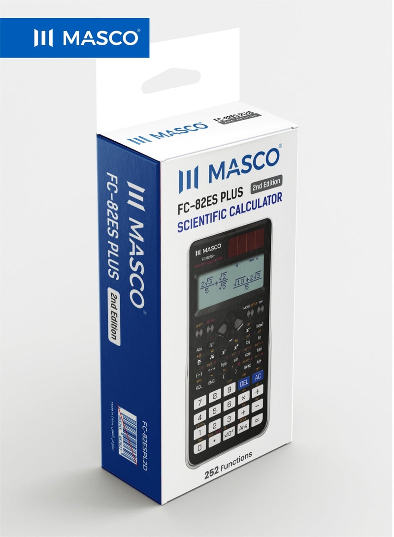 ماسكو آلة حاسبة علمية FX-82ES Plus (النسخة الثانية)، 252 وظيفة - Image 4