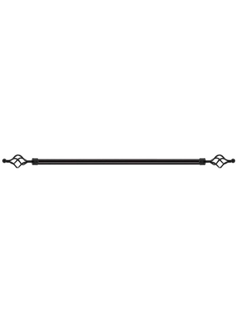 DubaiGallery Antique Roman Window Covering Curtains Rod Blinds Pipe Extendable 150 To 300cm Sunshades Pole Drapery Rail Hardware Adjustable With Round Ball Finials Set 3cm Diameter For Home And Office Decor  - Image 1