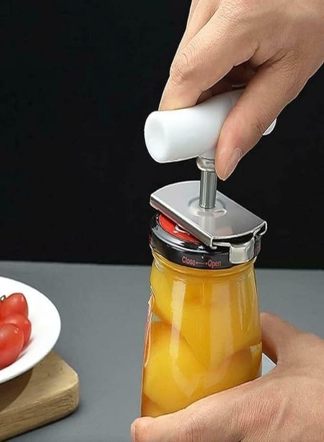 HDR MALL Multi-Function Bottle Cap Opener Stainless Steel Adjustable Lids Off Jar Opener Labor-Saving Screw Can Opener for Kitchen Gadget (Pack of 1) - Image 3