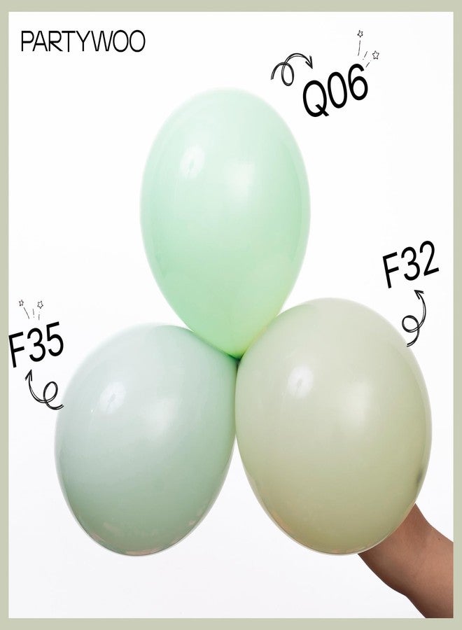 PartyWoo Mint Green Balloons, 50 pcs 12 Inch Pastel Mint Green Balloons, Mint Balloons for Balloon Garland Balloon Arch as Party Decorations, Birthday Decorations, Baby Shower Decorations, Green-Q06 - Image 4
