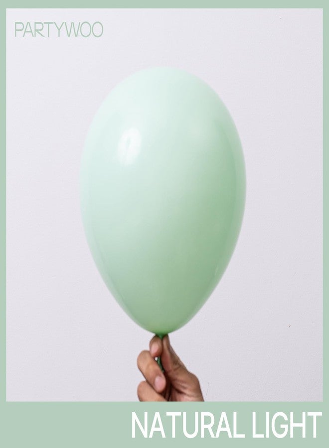 PartyWoo Mint Green Balloons, 50 pcs 12 Inch Pastel Mint Green Balloons, Mint Balloons for Balloon Garland Balloon Arch as Party Decorations, Birthday Decorations, Baby Shower Decorations, Green-Q06 - Image 2