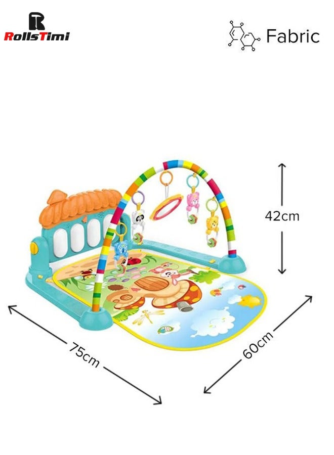 RollsTimi  Musical Piano Play Indoor Mat Center With Melodies Rattle For Kids - Image 4
