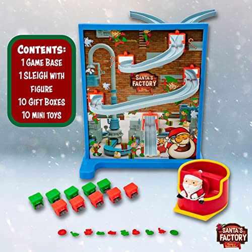 Fotorama Santa's Factory Fast Paced Present Delivery Christmas Game with Spinning Santa's Sleigh & Gift Chute Holiday Fun Activities for The Family and Kids Ages 4 and Up 1-2 Player Games - Image 3
