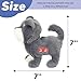 Hopearl Walking Schnauzer Repeat What You Said Interactive Electronic Pet Plush Bark Puppy Toy Animated Singing Speaking Walking Gift for Toddlers Birthday Gray 7 - Image 4