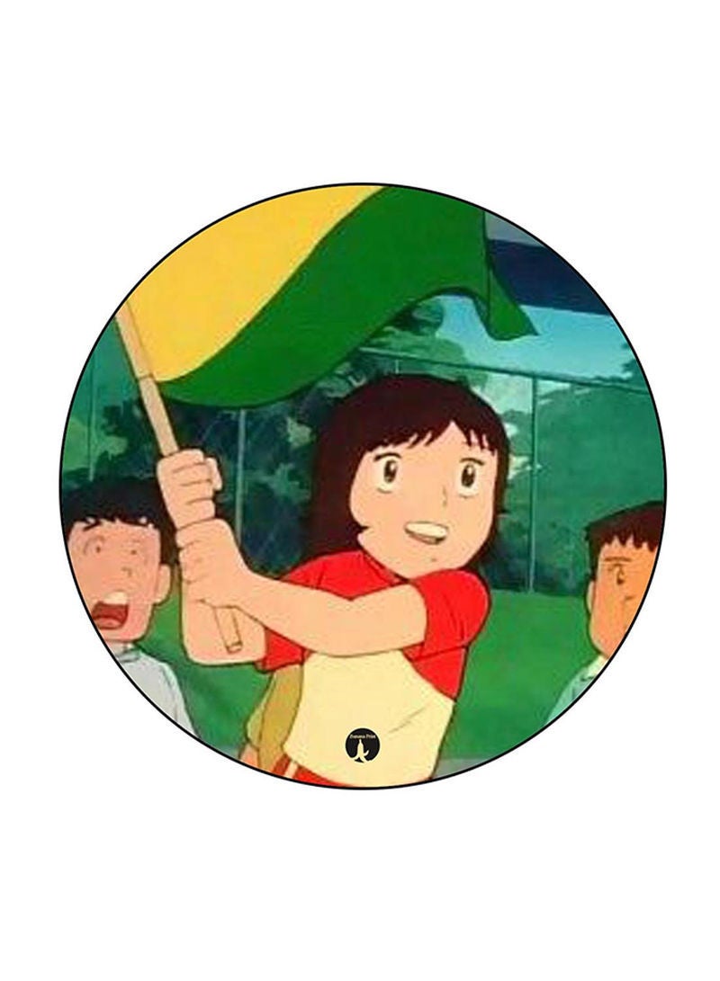 RKN شارة دائرية مطبوعة كابتن ماجد متعددة الألوان - Image 2