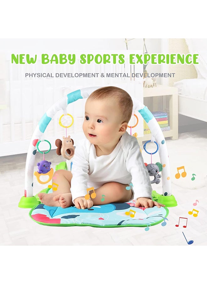 SKY-TOUCH Detachable Kick and Play Piano Gym Mats Activity Center With Music And Lights, Musical Electronic Learning Toys  - Image 2