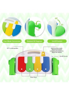 SKY-TOUCH Detachable Kick and Play Piano Gym Mats Activity Center With Music And Lights, Musical Electronic Learning Toys  - Image 3